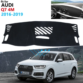 

Dashboard Cover Protective Pad for Audi Q7 4M 2016 2017 2018 2019 Car Accessories Dash Board Sunshade Anti-UV Carpet S-line