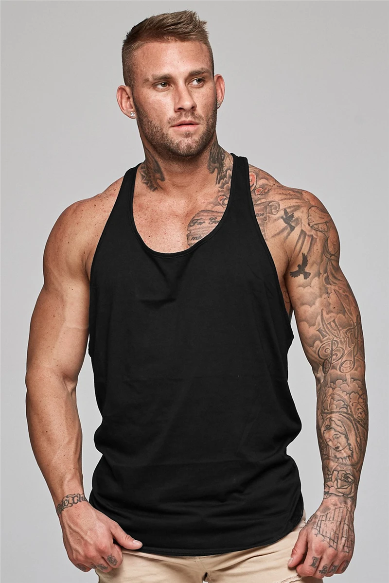 Летняя Свободная майка m-xxxl свободная Спортивная одежда Бодибилдинг Tanktop плюс размер Спортивная майка без рукавов с буквенным принтом Повседневная одежда