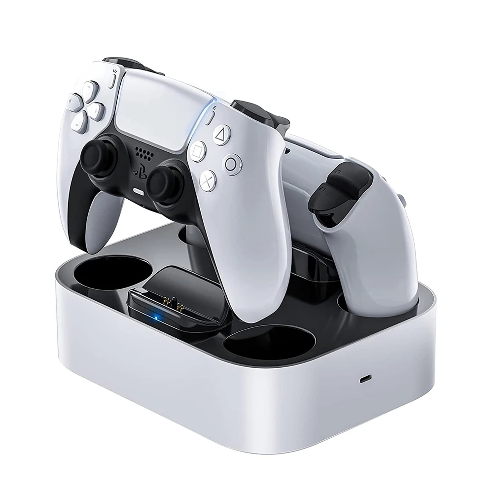 Voor PS5 Controller Charger Dual USB Fast Charging Dock Station Stand met USB A-uitgang voor PlayStation 5 DualSense-accessoires_voghion.com