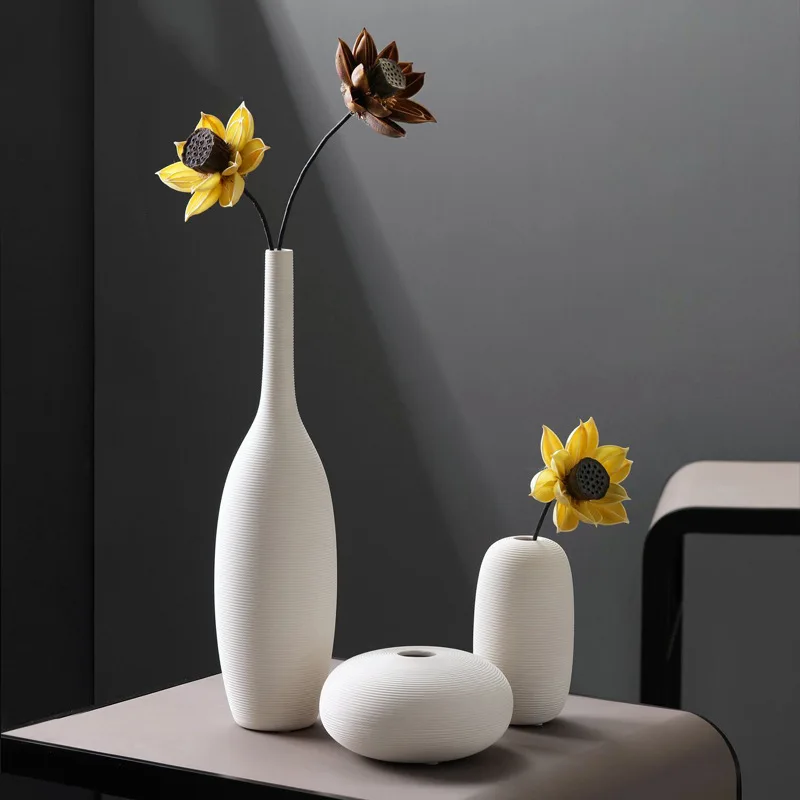 Vase Decoration Home Nordic Scandinavian Style Ceramic Decorative Vases Modern Living Room Decor | Дом и сад