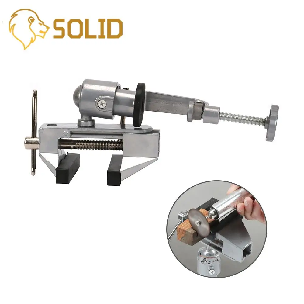 Table Vise Bench Vice Aluminium Alloy 360 Degree Rotating