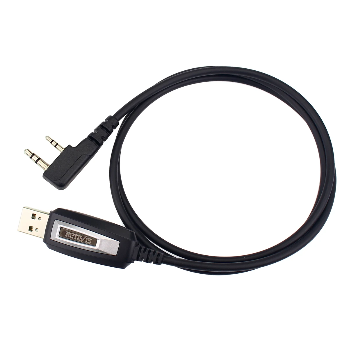 Two-pin USB Programming Cable Walkie Talkie For Kenwood Baofeng UV-5R UV-82 RETEVIS H777 RT22 RT-5R RT81 For Win XP/7/8 System