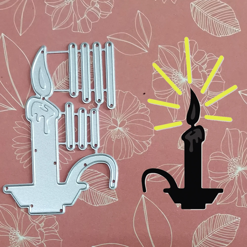Свечи металлические трафареты для пресс-формы DIY альбом скрапбукинга бумага