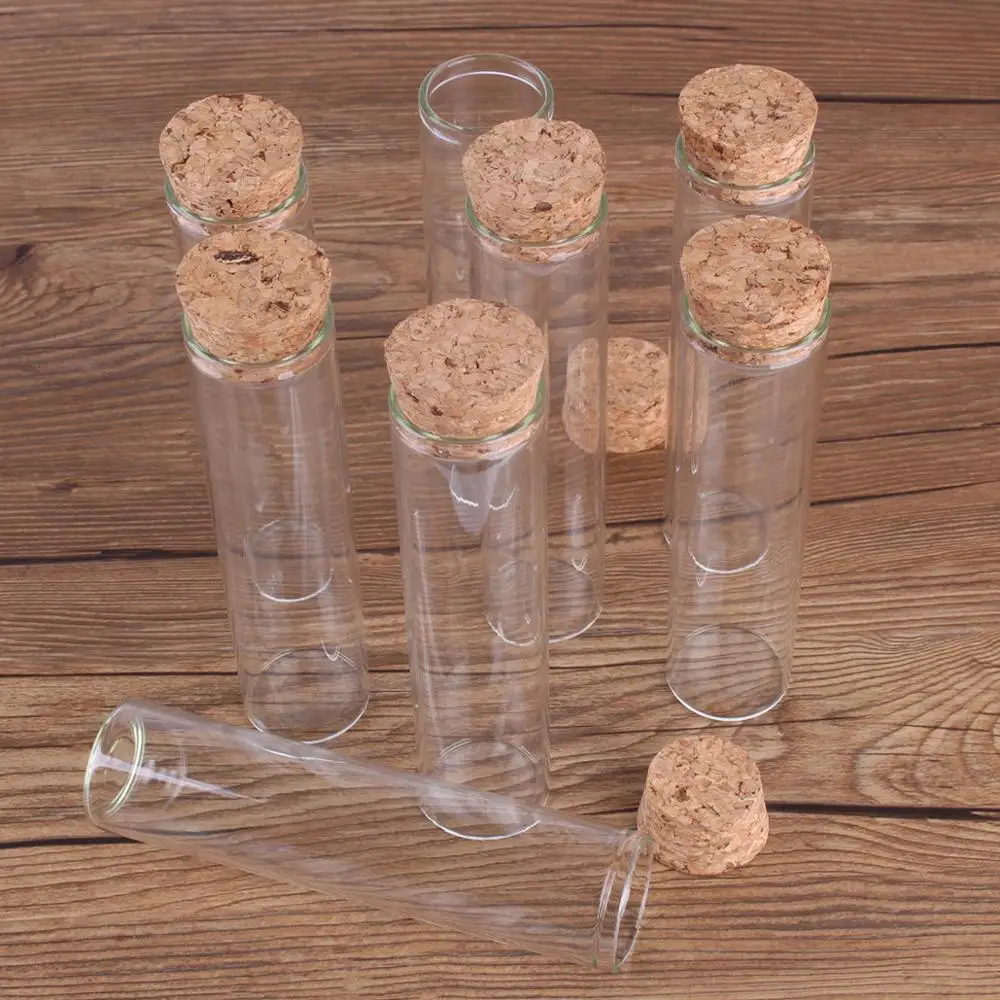 Пробирка с пробкой размер 60 мл 30*120 мм 24 шт.|spice tubes|bottle with stoppertube container |