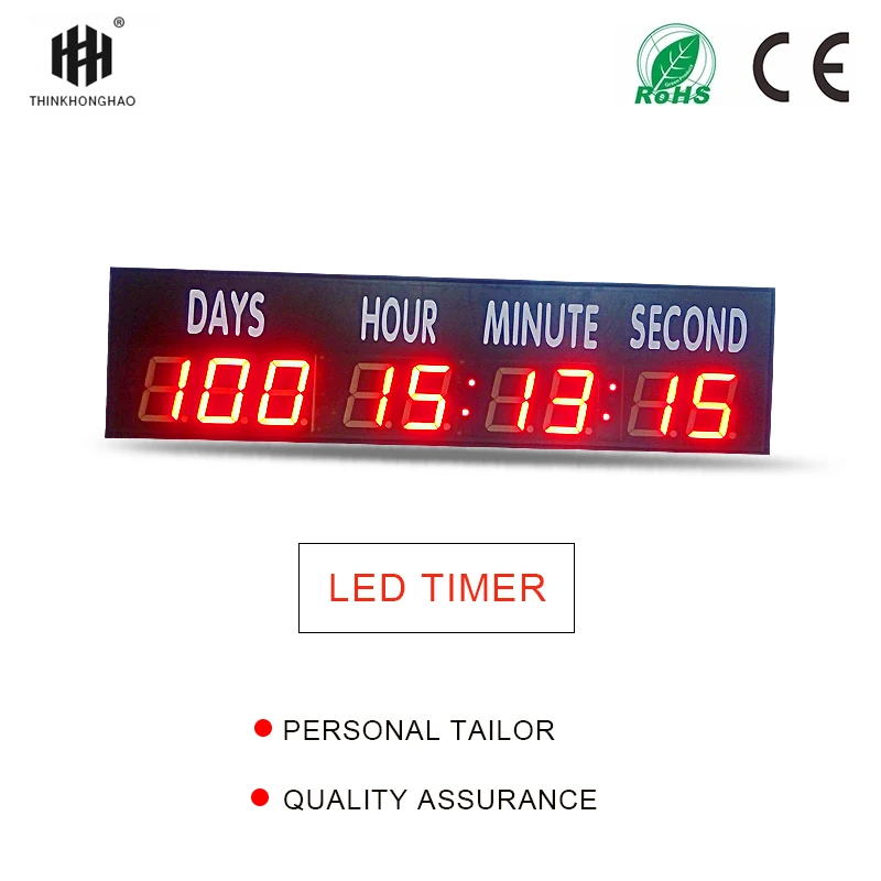 large size 4inch days,hours,minutes and seconds countdown clock(HIT9-4R with sticker)