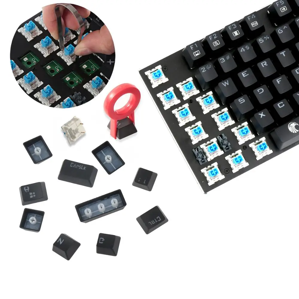 Z88 RGB Backlit Small Mechanical Keyboard Outemu Switches Tenkeyless No Number Pad 81 Keys Mini Gam