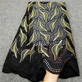 

Hot Selling African Dry Lace Fabric Nigerian Lace Fabrics 2019 High Quality Swiss Voile In Switzerland Dubai Fabric 5yards