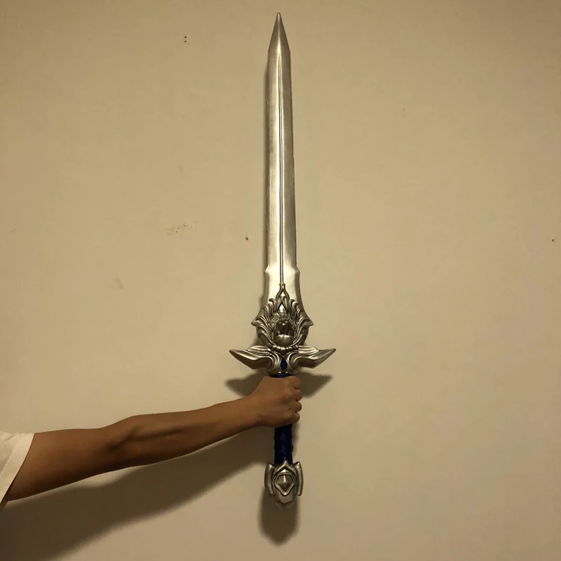 羊の剣の皮のおもちゃ,104cm,金色のライオンの剣,映画,武器