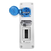 IP67 Водонепроницаемый Электрический Компактный Автоматический выключатель коробка с 1 шт. ЕС 16A снаружи водонепроницаемый разъем промышленная розетка коробка