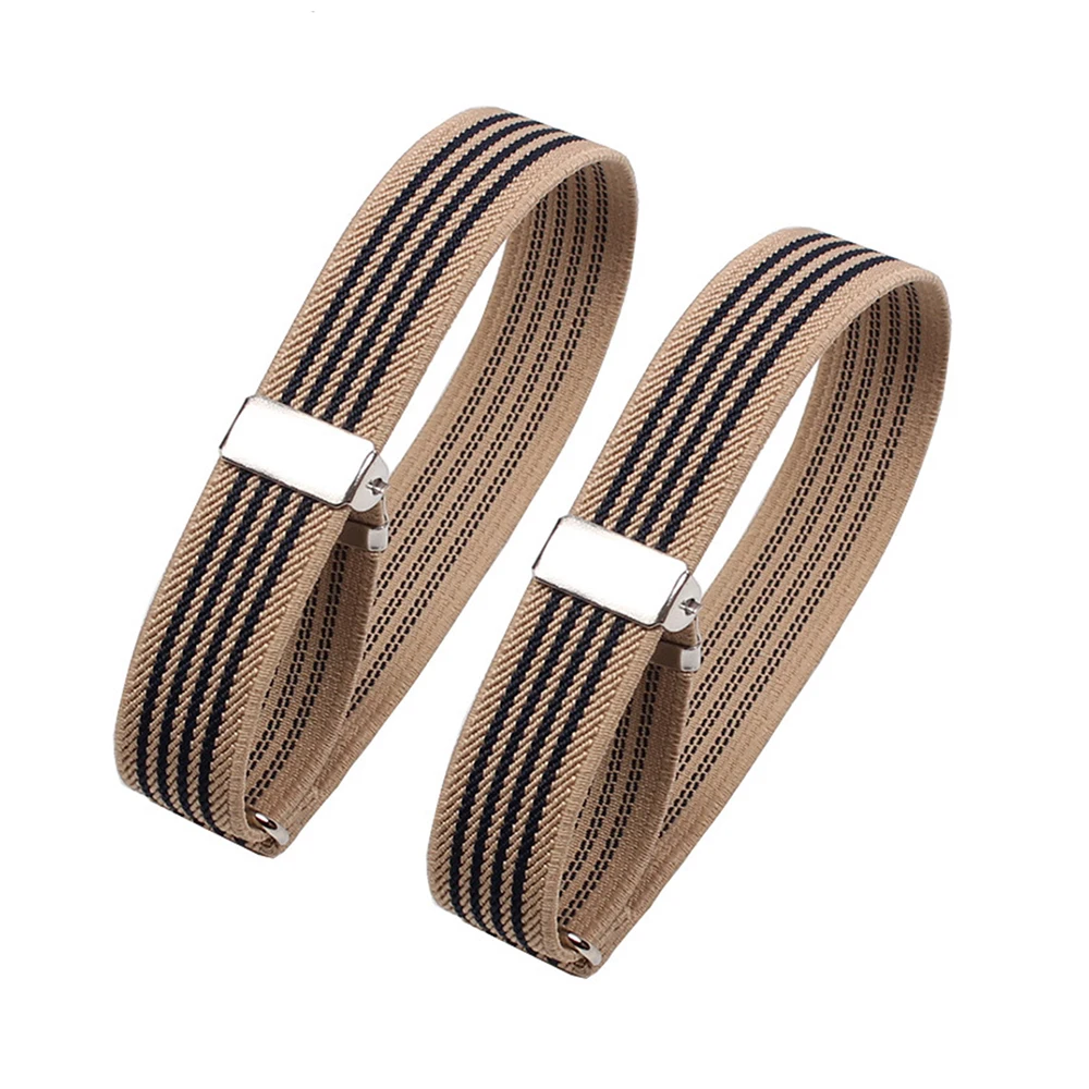 Women Arm Sleeve Cuffs Ladies Men Arm Band 2cm Elastic Armband Bracelet Shirt Sleeve Ring Unisex Solid Color Warmers