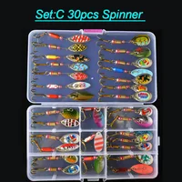 Colorful Spoon Fishing Lure Set Spinner 5