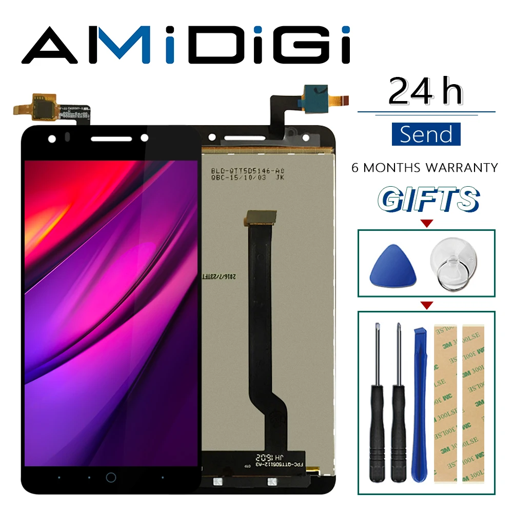 Для ZTE Blade A570 T617 A813 ЖК дисплей и инструмент для ремонта сенсорного экрана в сборе