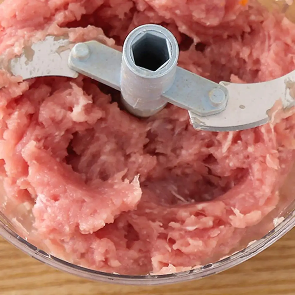 Бытовой ручной измельчитель, Кухонный комбайн, яйцо, овощи, мясо, лук, чеснок, петрушка, Мясорубка с 5 фрезами, яичная кулинарная машина