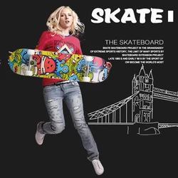 3108 Concave Skateboard 31 Inch Skateboard Road Adult Brush Street Maple Double Tilt Four-Wheel Beginner Double Rocker