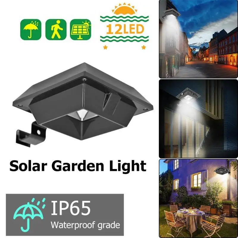 

12LED Solar Light Waterproof Outdoor Motion Sensor Garden Yard Wall Lamp