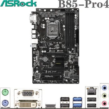 

ASRock B85-PRO4 For LGA1150 Intel Core i7/i5/i3/Pentium/Celeron DDR3 32GB HDMI VGA DVI LGA-1150 B85 ATX Desktop PC Motherboard