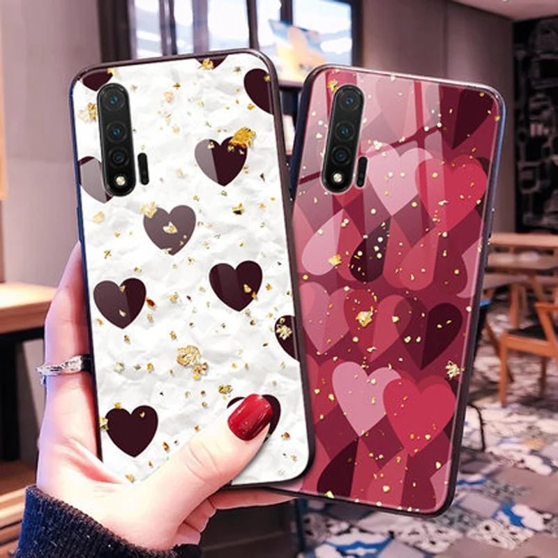 Для Huawei Nova 6 SE чехол Nova6se закаленное стекло + силиконовая рамка из ТПУ жесткая