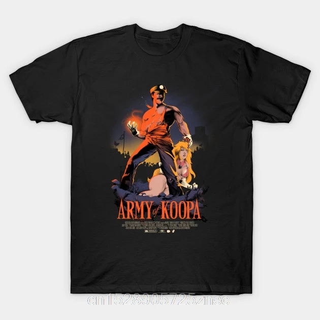 Camiseta ARMY OF KOOPA Футболка мужская женская camiseta | Мужская одежда