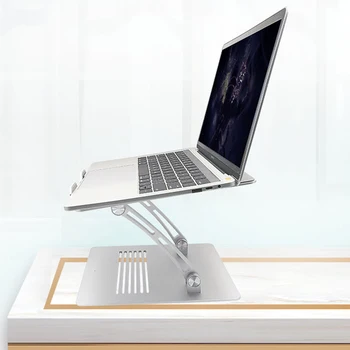 

Universal Laptop Stand Height Adjustable Aluminum Alloy Notebook Stand Ergonomic Desktop Laptop Holder for 11-17.3 inch laptops