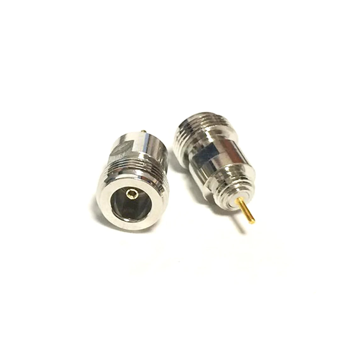 1pc  N Female Jack  RF Coax Adapter convertor  solder post Straight Nickelplated Dedicated amplifiers NEW wholesale
