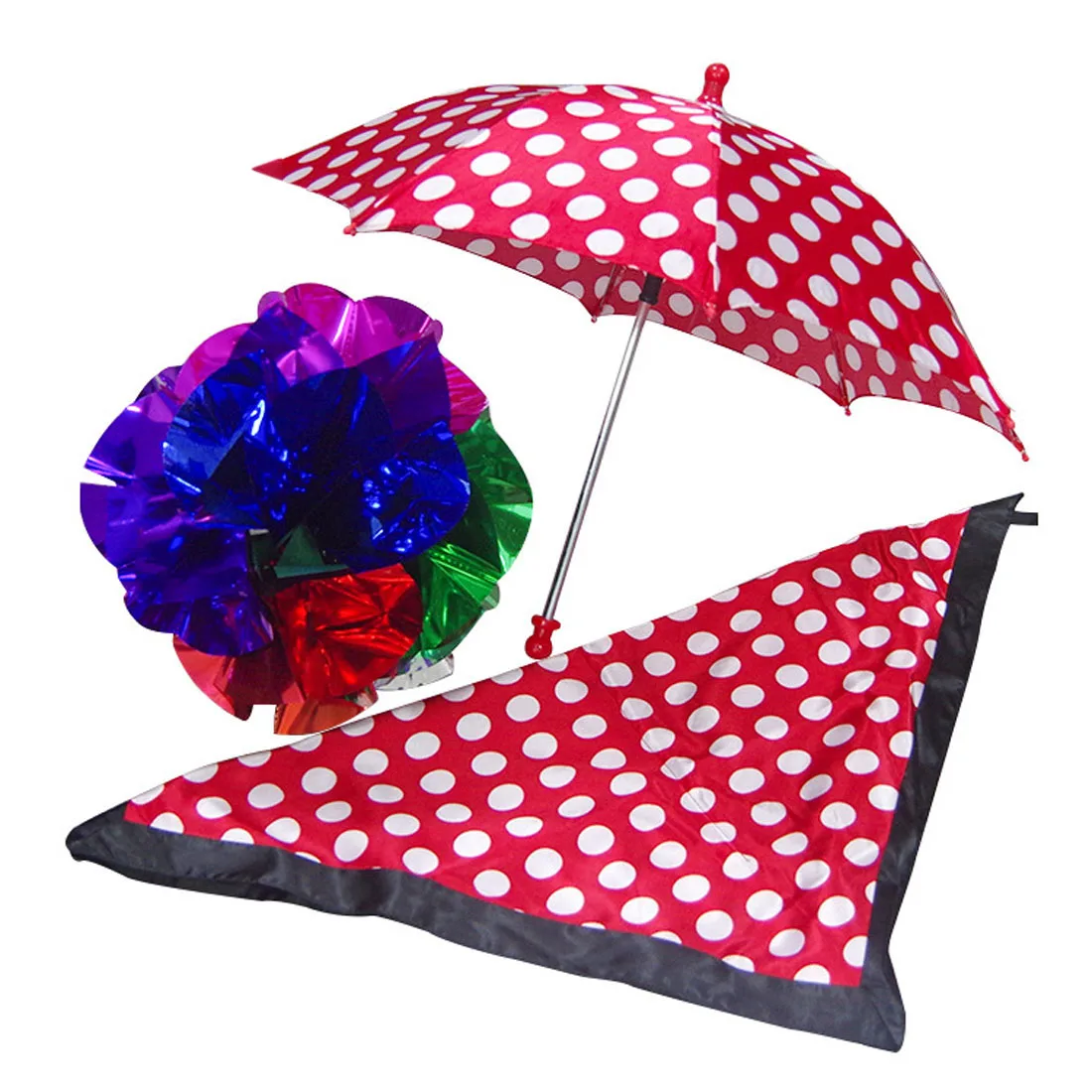 

Dot Silk Umbrella Magic Trick Stage Props