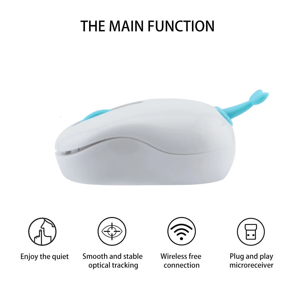 Mini Mouse Wireless Mouse for Laptop