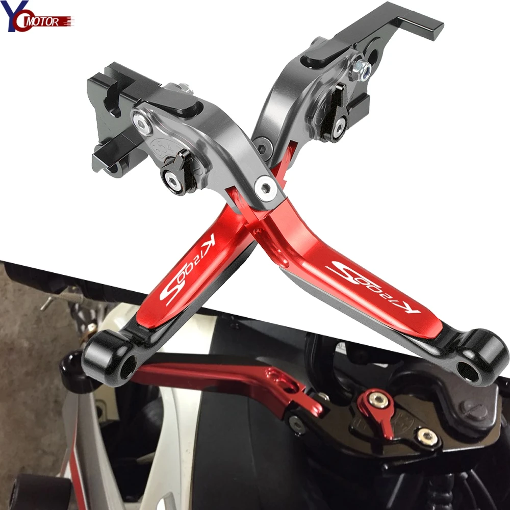 

For BMW K1200S K 1200S K-1200S 2004 2005 2006 2007 2008 Adjustable Racing Motorcycle Brake Clutch Levers Motorcycle Accessories