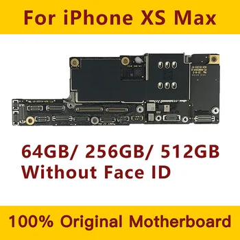 

100% Unlocked Motherboard For iPhone XS MAX Original main board With Face ID Free iCloud IOS Logic Board With Full Chips MB