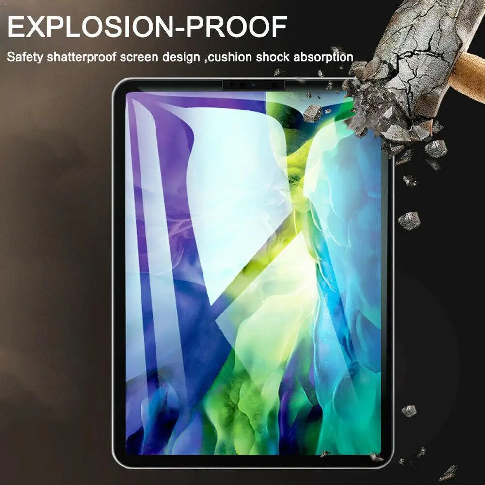 

Tempered Glass For iPad Pro Clear Screen Protector For iPad Anti-shatter Inch Film Sensitive Touch 11/12.9 Pro Q5R8