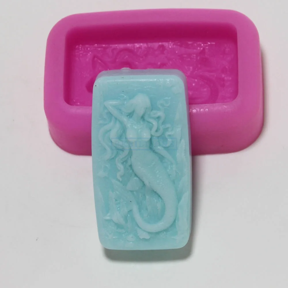 New Molded Silicone Cake Candy Fairy Mermaid fondantsoap Bakery Kitchen Accessories Tool