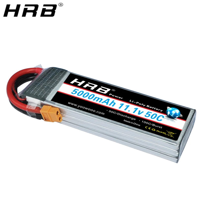 Аккумулятор HRB Lipo 3S 11 1 В 5000 мА/ч 50C XT60 T Deans EC5 XT90 детали с разъемом для