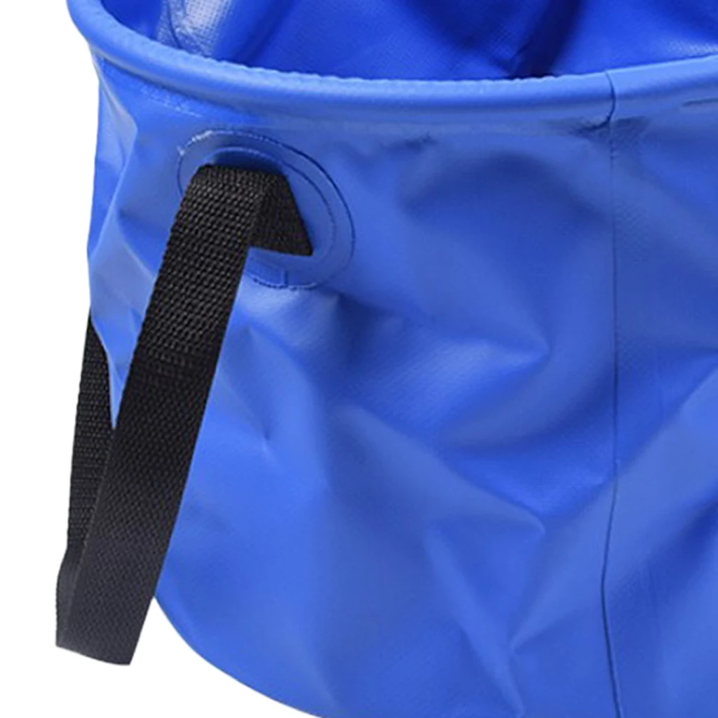 2pcs Folding Multifunctional Wash Basin Bucket Collapsible Buckets Fishing Pail Water Carrier Bag Outdoor Backpacking 30L