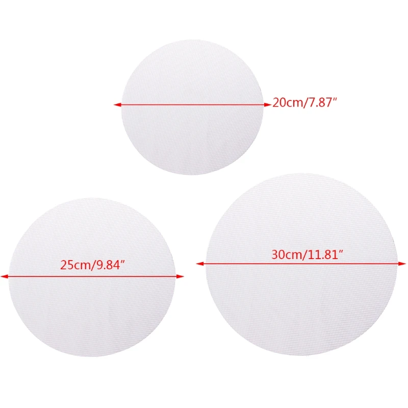 20/25/30cm круглая силиконовая Экологически чистая Пароварка коврик бытовой пельмени коврик