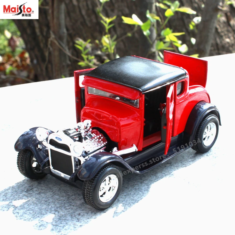 

Maisto 1:24 1929 Ford MODEL Alloy Racing Convertible alloy car model simulation car decoration collection gift toy
