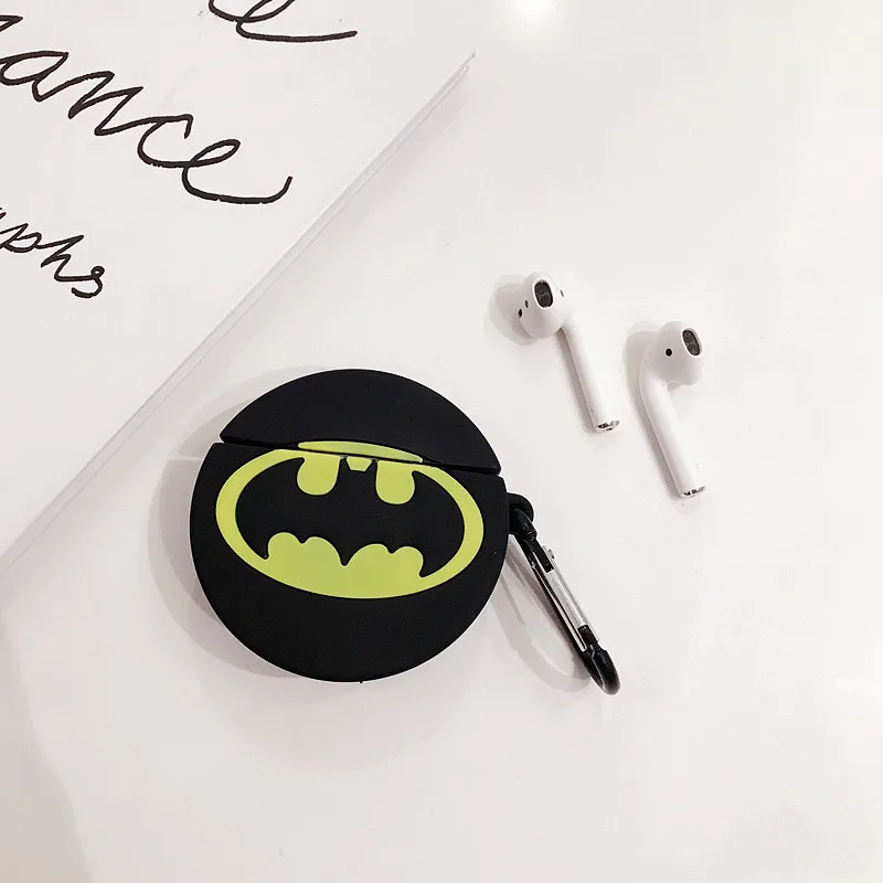 Горячая Бэтмен Темный рыцарь кожухи головных телефонов для Apple Airpods Беспроводная