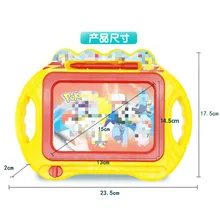 Детская черно-белая магнитная доска для рисования, доска для записей, обучающая доска для рисования с граффити для детей раннего возраста