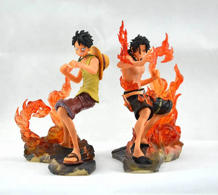 ПВХ фигурки героев Аниме One Piece DXF Brothers II Monkey D Luffy Portgas Ace коллекционные модели