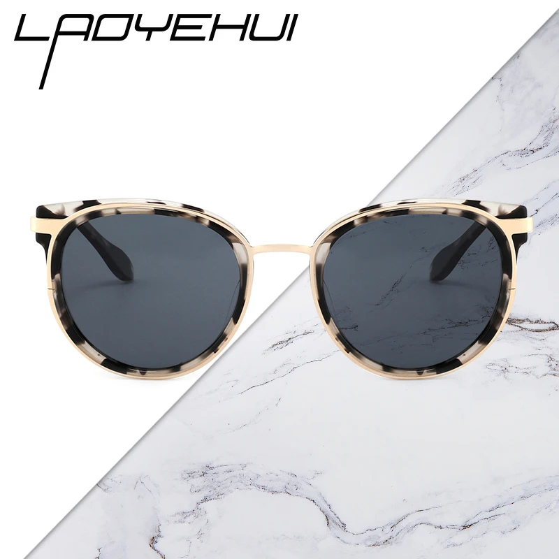 

Acetate Polarized Sunglasses Women Cat Eye Glasses Driving Round Luxury Designer Sun Glasses For Women's Eyeglasses Sunglass