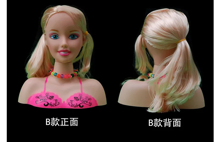 DIY Toys for Girls Princess Doll Makeup Cosmetics Kit Creative New Year Christmas Birthday Gift Children Hair Braid Accessories (4)