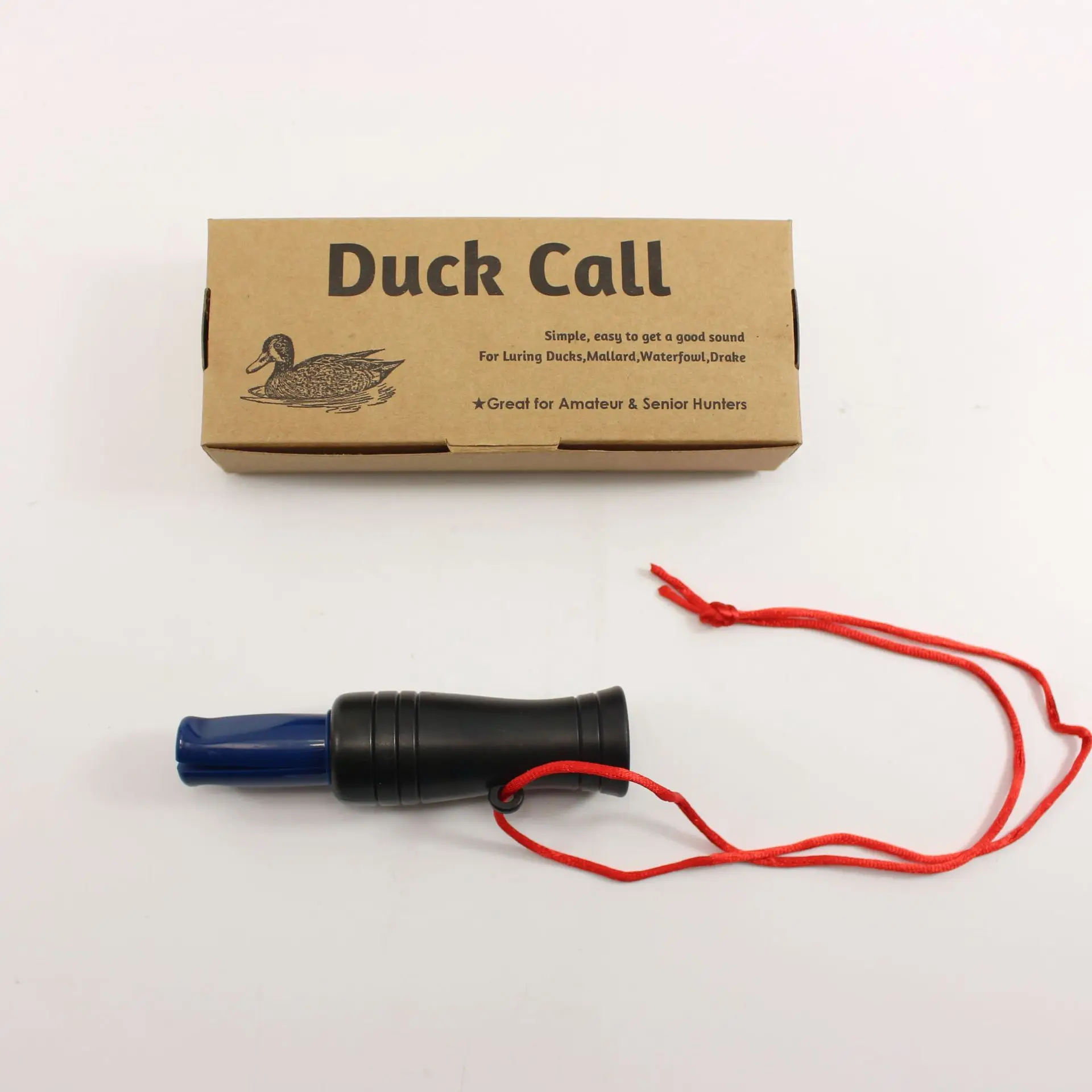 

1Pc Outdoor Tourism Training Hunting Imitation Duck Call Whistle Lure Wild Duck Pheasant Wild Goose Plastic Whistle