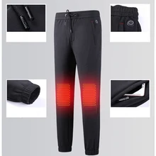 Мужские зимние уличные теплые штаны с подогревом, смарт-рабочие брюки с USB регулируемой температурой, безопасная одежда DKZ018