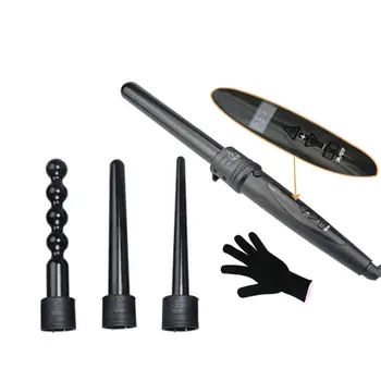 

LCD Ceramic Curling Bar Electric LCD Hair Curler Ceramic Iron Tube LED Display Curling Rod Ceramic Curly Hair Artifact