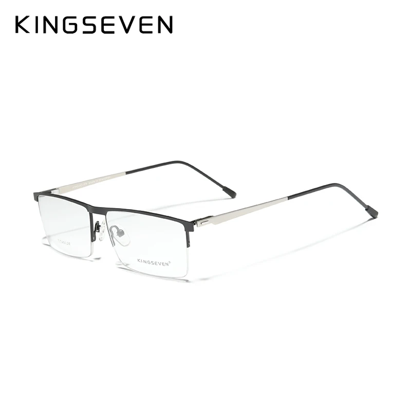 KINGSEVEN 2020 оптические очки из титанового сплава Мужские квадратные для