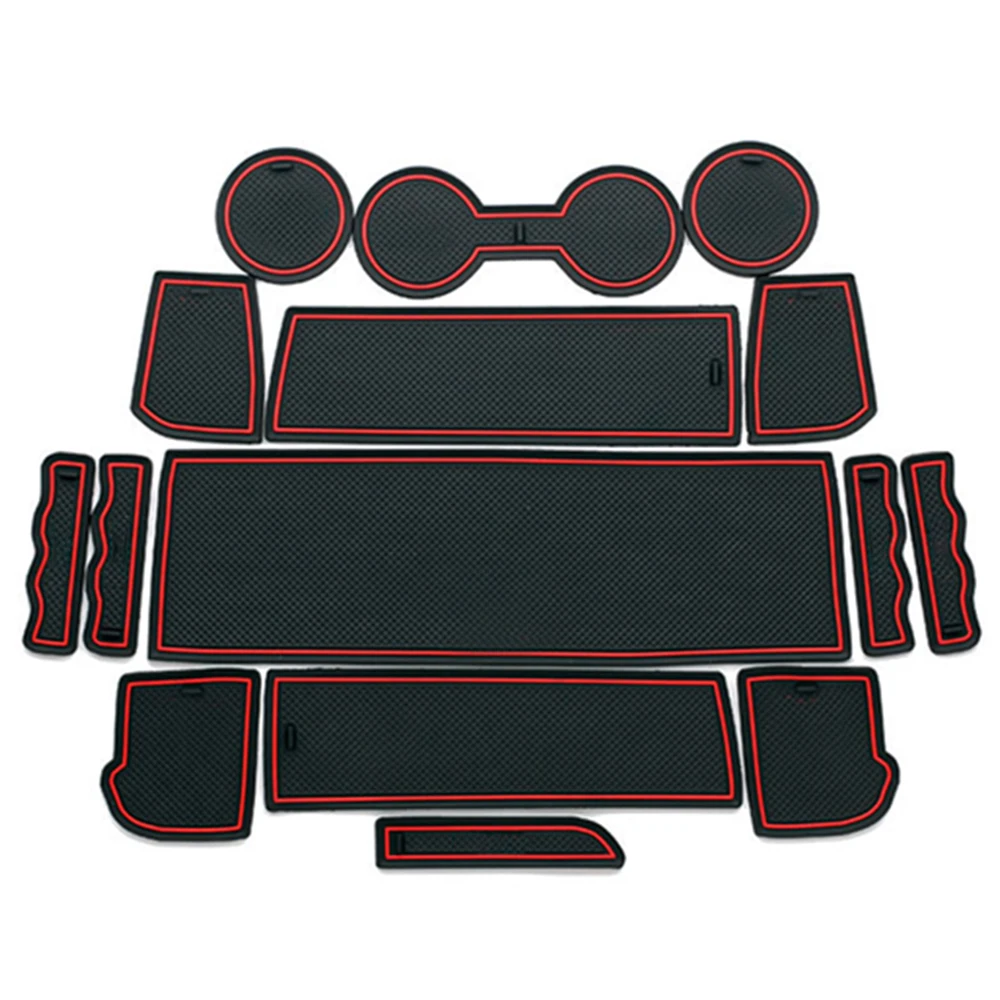 

Anti-Slip Rubber Gate Slot Cup Mat for Jeep Patriot 2007 - 2016 Liberty Car Accessories 2008 2009 2010 2011 2012 2013 2014 2015