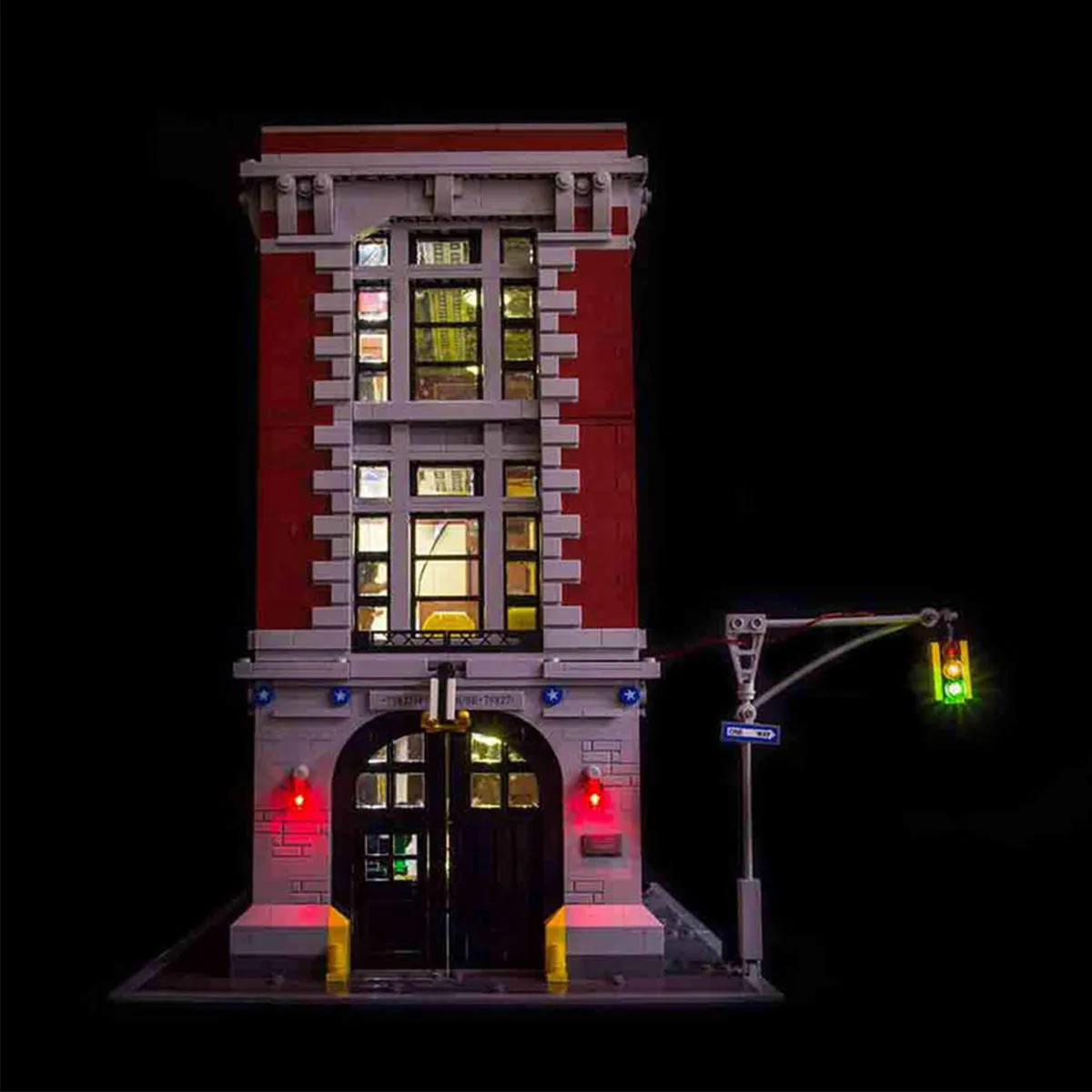 

LED Light Up Kit for 75827 for Street Ghostbusters Firehouse Building Blocks Bricks Toy ( Not Include the Model )