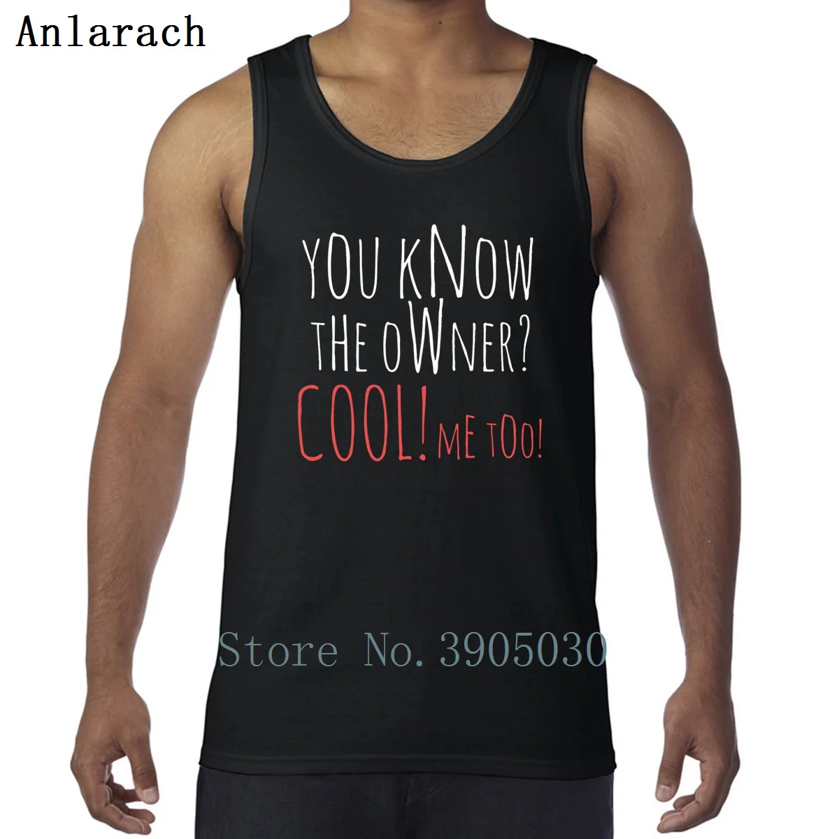 

Bartender Vest Letter Sunlight Funky Printed Tank Tops Men Popular Free Shipping O-Neck Anlarach Singlets