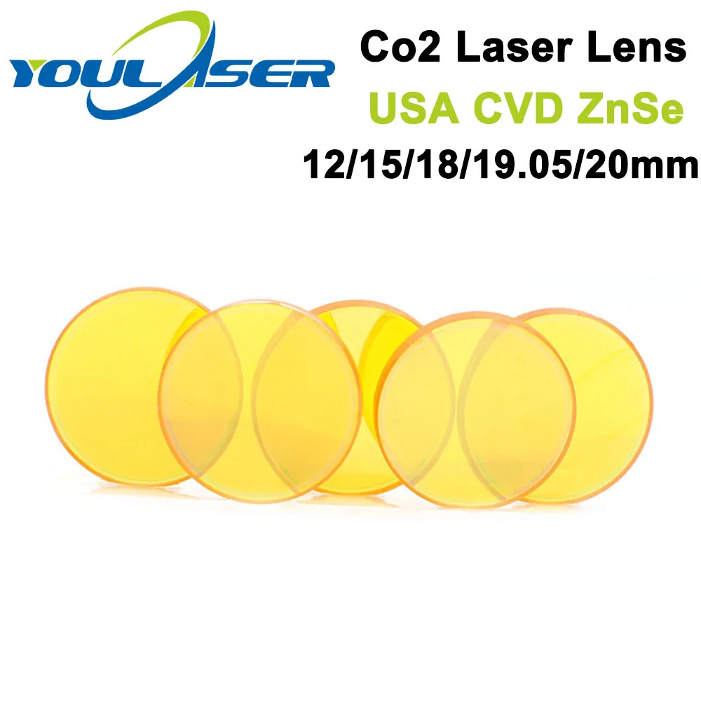 Фокусная Лазерная линза CVD ZnSe диаметр 12 15 18 19 05 20 FL 38 1 50 8 63 5 76 2 101 6 мм для лазерного