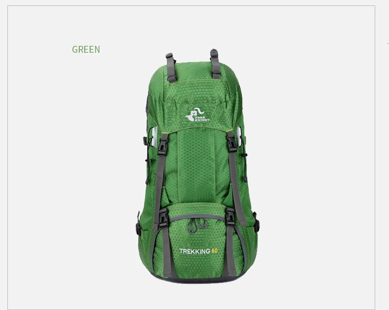 Водонепроницаемый альпинистский походный рюкзак, дождевик, сумка 60л, рюкзак для кемпинга, альпинизма, ультралегкий, для спорта на открытом воздухе, походная сумка, 1 кг