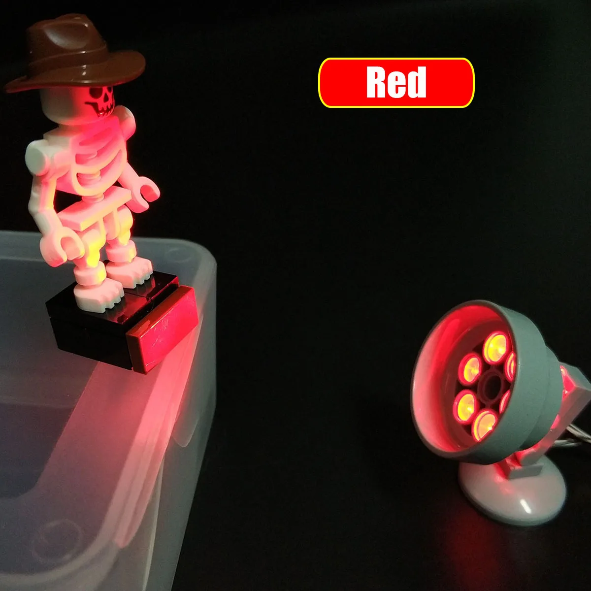 Universal DIY LED Spot Licht Lampe Für lego Straße Bau Shop Modell Spielzeug 