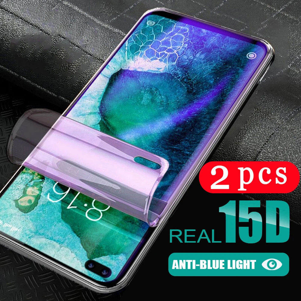 2 шт. Гидрогелевая Защитная пленка для huawei nova 4 4e 5 5i 5Z 5t 6 7 se pro 7i|Защитные стёкла и